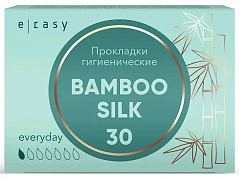 E-RASY Прокладки Bamboo Silk everyday 30 шт/24