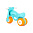 Каталка-мотоцикл Мини-мото сафари Полесье голубой