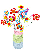 Набор для детского творчества Букет из пуговиц с вазой
