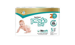 Подгузники Predo Baby №2 3-6 кг 5 шт