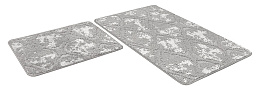 Shahintex Набор ковриков для ванной 60*100 60*50  Vintage SH V002 серый/1