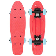 Скейтборд 42*12 см колеса PVC 50 мм пластиковая рама оранжевый 5290561