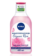 NIVEA Мицеллярная вода Organic Rose 400 мл/10