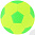 Мяч футбольный пляжный размер 5 салатово-зеленый