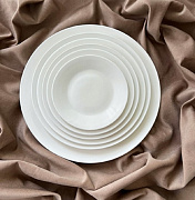 With sides Блюдо 25 см белый/6