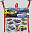 Набор стикеров для ванны Hot Wheels 10 шт