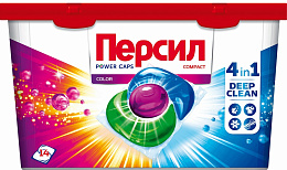 PERSIL Капсулы для стирки Power Caps 4в1 Свежесть Вернеля 14 шт/6