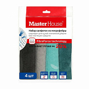 Master House Набор салфеток из микрофибры 4 шт/24