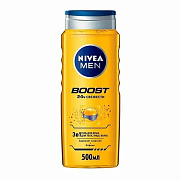 NIVEA Гель для душа мужской Boost 500 мл/12