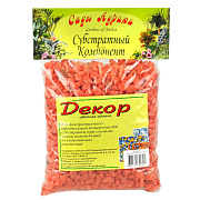 Декоративная цветная крошка 1 л оранжевый 3016