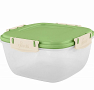 Green Republic Контейнер 1.3 л квадратный лен/12