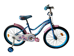 Велосипед двухколесный Dk Bike 20 голубой/розовый/белый