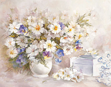 Картина классическая Пионы рама 6/55-1838 60*80