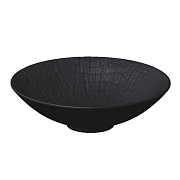 Black Raw Wood Салатник 25 см черный/3