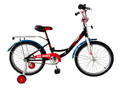 Велосипед двухколесный Dk Bike 20 черный/красный