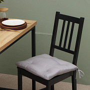 Сидушка на стул Eco 42*42 см серый