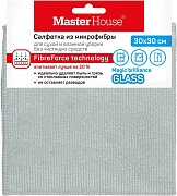 Master House Салфетка из микрофибры для стекол 30*30 см/50