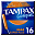 TAMPAX Тампоны гигинические с аппликатором Super Plus Duo 16 шт/6
