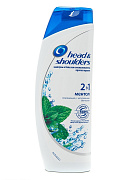 HEAD & SHOULDERS Шампунь 2в1 Ментол 400 мл/6