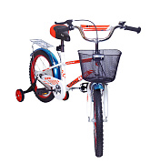 Велосипед двухколесный Dk Bike 18 белый/красный/черный