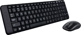 Набор клавиатура + мышь Logitech MK220 Black USB беспроводная