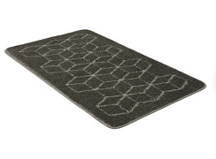Shahintex Коврик для ванной РР 50*80 002 графит 62/1