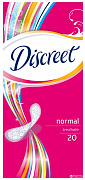 DISCREET Женские гигиенические прокладки на каждый день Normal Single 20 шт/18