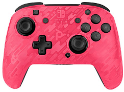 Джойстик беспроводной Nintendo Switch Faceoff Pink Camo