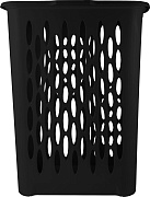 Keeplex Black Корзина для белья с откидной крышкой 37 л/4