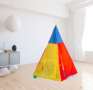 Палатка детская Разноцветный домик 142*100*100 см