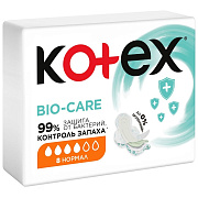 KOTEX Прокладки гигиенические Био-кэа нормал 8 шт/10