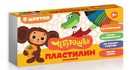 Пластилин MultiArt Чебурашка 6 цветов