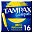 TAMPAX Compak Тампоны женские гигиенические с аппликатором Regular Duo 16 шт