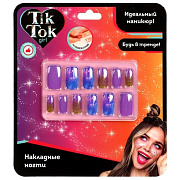 Ногти накладные Tik Tok Girl 14*16 см фиолетовый