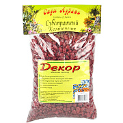 Декоративная цветная крошка 1 л вишня 3012