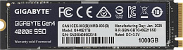 Накопитель SSD Gigabyte 4000E/1Tb/PCIe 4.0:4/M.2 2280/NVMe/R/W 4000/3900