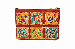 Ethnic Chic Косметичка Птички красный
