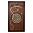Вешалка настенная Heri-1 с ковкой Каштан-ИК-Glossy Crincle 3539 ковка Амбер бронза