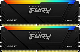 Оперативная память Kingston 32GB/DDR4/3200MHz/DIMM/RGB/XMP/kit 2x16Gb/CL16/288-pin/1.35V/Non-ECC