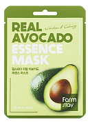 FARMSTAY Real Avocado Тканевая маска с экстрактом мякоти авокадо 23 мл