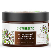 SYNERGETIC Скраб для тела Тонус и Упругость Кофе и Зеленый лайм 300 мл/6