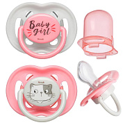 Набор пустышек Uviton 0-6 месяцев Baby 2 шт микс