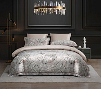 КПБ 2 сп Arya Diamond Сатин 200*220 Tori Серый