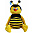 Игрушка мягкая Тутси Пчелка Майя 70 см