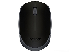 Мышь Logitech M171 Black оптическая (1000dpi) беспроводная USB (2but)