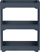 Keeplex Regular Этажерка на колесиках трехсекционная 54*14*71 см космический серый/3