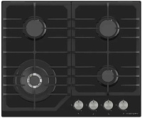 Варочная панель History HGG 643C FBK black crystal