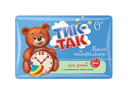 ТИК-ТАК Мыло детское с маслом Оливы 0+ 90 г/72