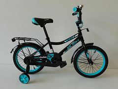 Велосипед двухколесный Dk Bike 16 черный/бирюзовый