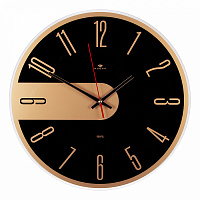 Часы настенные Стиль черный 39 см 4041-004